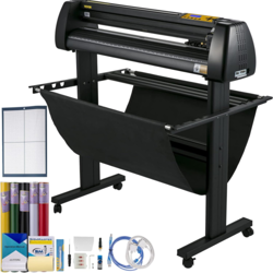 VEVOR VINYL CUTTER 34'', VINYL CUTTER MACHINE MANUAL VINYL PRINTER LCD DISPLAY