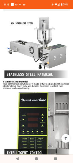 VEVOR COMMERCIAL DONUT