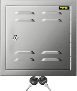 VEVOR VENTED ACCESS DOOR 12X12IN SINGLE ACCESS DOOR WITH VENTS, 304 STAINLESS