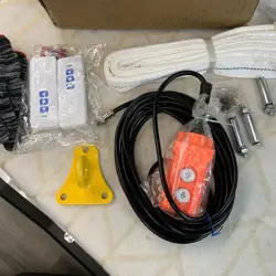 VEVOR 2-IN-1 PORTABLE ELECTRIC HOIST POWER WINCH 1100 LBS WIRED REMOTE CONTROL