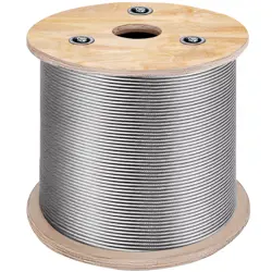 STAINLESS STEEL T316 STEEL WIRE ROPE CABLE 1/8