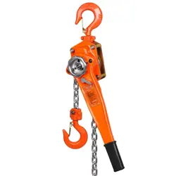 VEVOR MANUAL LEVER CHAIN HOIST, 1-1/2 TON 3300 LBS CAPACITY 10 FT COME ALONG, G8