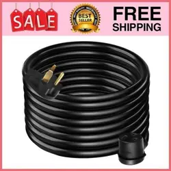 VEVOR 50FT 250 VOLT 30 AMP 10/3 WELDER EXTENSION CORD FOR WELDING MACHINE
