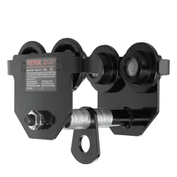 VEVOR MANUAL TROLLEY, 1100 LBS/0.5 TON LOAD CAPACITY PUSH BEAM TROLLEY WITH DUAL