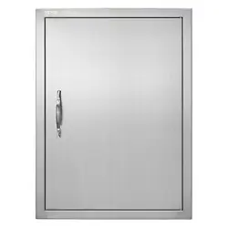 VEVOR BBQ ACCESS DOOR, 20W X 27H INCH SINGLE OUTDOOR KITCHEN DOOR, STAINLESS STE