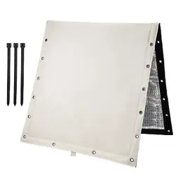 VEVOR FIBER COTTON WELL HEAD PUMP COVER, 24''W X 24''H, PIPE INSULATION COVER SP