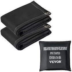 VEVOR FIRE BLANKETS, 2 PACK WELDING BLANKETS, 6' X 10'?&NBSP;FIRE SUPPRESSION BL