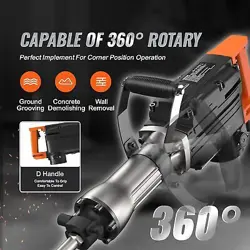 VEVOR DEMOLITION JACK HAMMER, 2200W ELECTRIC JACKHAMMER HEAVY DUTY