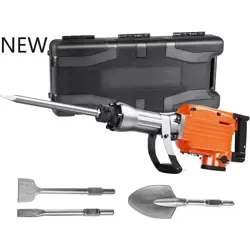 VEVOR DEMOLITION JACK HAMMER, 2200W ELECTRIC JACKHAMMER HEAVY DUTY 4PCS CHISELS 