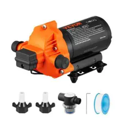 DIAPHRAGM PUMP 3.3 GPM 110V 6 FT. HEIGHT WATER SUBMERSIBLE PUMP 45 PSI 0.24 HP 1