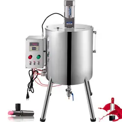 VEVOR HEATING MIXING FILLING MACHINE 30L STIRRING TANK LIPSTICK PASTE FILLER