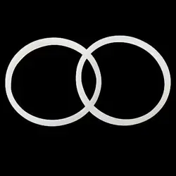 TWO PACK RUBBER GASKET SEAL FOR VEVOR MANUAL SAUSAGE STUFFER 5, 7, 11 LB