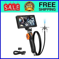 VEVOR ARTICULATING BORESCOPE CAMERA WITH LIGHT TWO-WAY ARTICULATED ENDOSCOPE