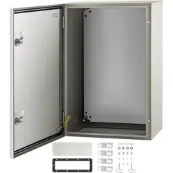 ELECTRICAL STEEL BOX ENCLOSURE NEMA OUTDOOR VEVOR ENCLOSURE, WATERPROOF BOX,NEW