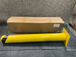 VEVOR SAFETY BOLLARD POST YELLOW POWDER COAT PIPE STEEL BARRIER 36