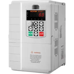 VEVOR 7.5KW 10HP VARIABLE FREQUENCY DRIVE VFD FOR 3-PHASE MOTOR SPEED CONTROL