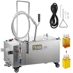 VEVOR 58L PORTABLE FRYER OIL FILTER CART MACHINE COMMERCIAL FILTRATION SYSTEM