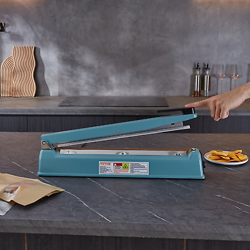 VEVOR IMPULSE SEALER 16 INCH, MANUAL HEAT SEAL MACHINE WITH ADJUSTABLE HEATING M