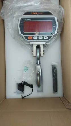 VEVOR CRANE SCALE 11000 LBS/5000 KG INDUSTRIAL HANGING SCALE LED DISPLAY