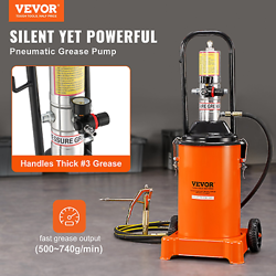 VEVOR GREASE PUMP, 3 GALLON 12L, AIR OPERATED GREASE PUMP WITH 13 FT HIGH PRESSU