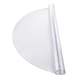 VEVOR PVC TABLE PROTECTOR 48 INCH ROUND CLEAR PLASTIC DESK PROTECTOR 2.0MM THICK