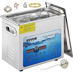 VEVOR ULTRASONIC CLEANER, 36KHZ~40KHZ ADJUSTABLE FREQUENCY, 3L 110V, ULTRASONIC