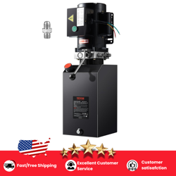 220V 15 QUART CAR LIFT 3HP HYDRAULIC PUMP POWER UNIT CAR LIFT SINGLE PHASE HYDRO