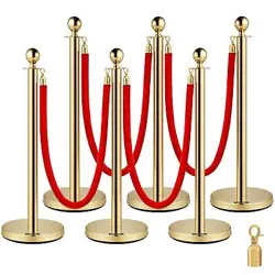 GOLD STANCHIONS