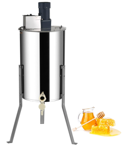 VEVOR ELECTRIC HONEY EXTRACTOR, 2/4 FRAMES HONEY SPINNER EXTRACTOR, STAINLESS ST