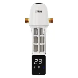 VEVOR SPIN DOWN FILTER, 40 MICRON WHOLE HOUSE SEDIMENT FILTER FOR WELL WATER, 1