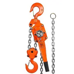 VEVOR MANUAL LEVER CHAIN HOIST, 6 TON 13200 LBS CAPACITY 10 FT COME ALONG, G80 G