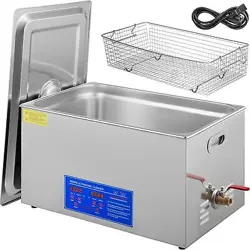 VEVOR 22L INDUSTRIAL ULTRASONIC CLEANER WITH DIGITAL TIMER&HEATER 40KHZ PROFESSI