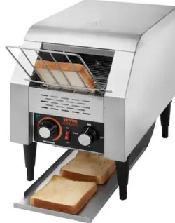 VEVOR COMMERCIAL CONVEYOR TOASTER 150/300/450 SLICES/HOUR COMMERCIAL TOASTER