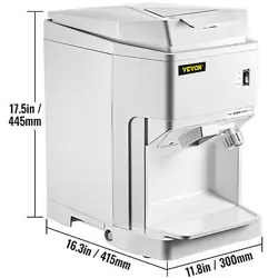 VEVOR 265LBS/H COMMERCIAL ICE SHAVER ELECTRIC ICE CRUSHER SNOW CONE MACHINE 250W