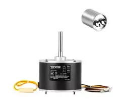 VEVOR YDK150-6G85 CONDENSER FAN MOTOR 1/5HP 1.3A 208-230V 1075 RPM 150W