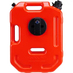 VEVOR GAS CAN, 2.64 GALLON/10L, FUEL TANK WITH SPOUT AND LOCKABLE BRACKET