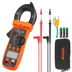 VEVOR 600 AMP DIGITAL CLAMP METER DC/AC MULTIMETER TRUE RMS AUTO RANGING