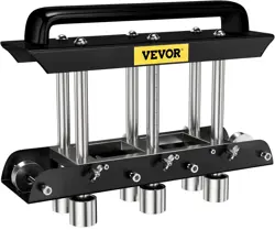 ✅ VEVOR 0-90° BENDING ANGLE 3-STATION DESIGN EDGE ROLLER SHEETMETAL BREAK,SILVER