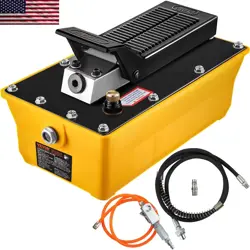 2.3L FUEL TANK 10000 PSI AIR HYDRAULIC FOOT PUMP SINGLE ACTING WITH 200CM OIL PI