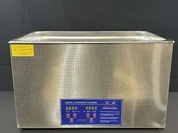 VEVOR MH-100S DIGITAL ULTRASONIC CLEANER 30L STAINLESS STEEL USED