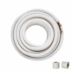 50 FT. MINI SPLIT LINE SET 1/4 IN. 3/8 IN. O.D COPPER PIPES TUBING TRIPLE-LAYER