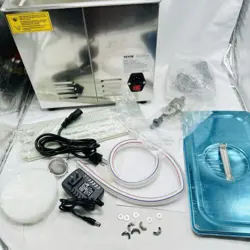 VEVOR ULTRASONIC VINYL RECORDS CLEANER 6L 40KHZ,4 RECORDS ,STAINLESS STEEL