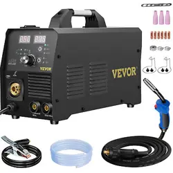 VEVOR MIG WELDER WELDING MACHINE 250A MIG/LIFT TIG/MMA 3 IN 1 220V WITH GUN