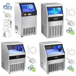 VEVOR 100/140/330/450LBS COMMERCIAL ICE MAKER BAR RESTAURANT ICE CUBE MACHINE
