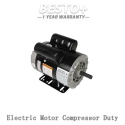 ELECTRIC MOTOR COMPRESSOR DUTY 56 FRAME 1PHASE 115-230V 3 HP 3450RPM NEW