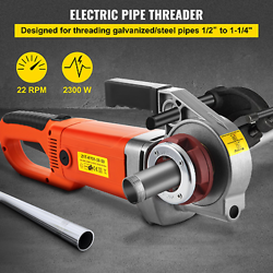 VEVOR ELECTRIC PIPE THREADER, 2300W PIPE THREADING MACHINE WITH 4 DIES 1/2