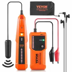 VEVOR UNDERGROUND CABLE LOCATOR 3 FT. MAX. DETECTION DEPTH WIRE TRACER BREAK