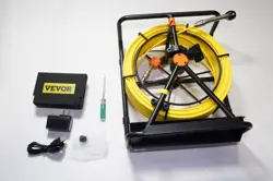 NEW VEVOR 164 FT/50 M PIPE INSPECTION CAMERA HD DRAIN 4.3 IN LCD MONITOR