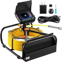 SEWER PIPE CAMERA 4.3 IN. LCD MONITOR SCREEN INSPECTION CAMERA 98.4 FT. CABLE DU