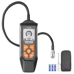 NATURAL GAS DETECTOR 50-10,000 PPM COMBUSTIBLE NATURAL GAS PROPANE LEAK TESTER